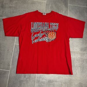 Vintage Lady Techsters Louisiana Tech Red T-Shirt - XXL